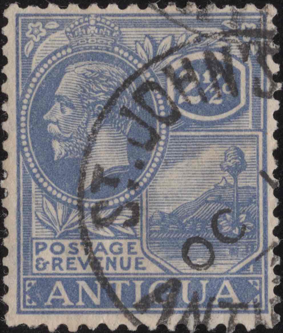 Aron R. Halberstam Philatelists Ltd.; British Commonwealth Stamps: ANTIGUA - KGV; Scott: 49; SG: 71; Condition: VF U