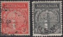 Aron R. Halberstam Philatelists Ltd.; British Commonwealth Stamps: AUSTRALIA - KGV; Scott: 150-151; SG: 154-155; Condition: VF U