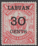 Aron R. Halberstam Philatelists Ltd.; British Commonwealth Stamps: LABUAN - QV; Scott: 61; SG: 78; Condition: VF LH