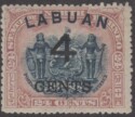 Aron R. Halberstam Philatelists Ltd.; British Commonwealth Stamps: LABUAN - QV; Scott: 92; SG: 107b; Condition: F-VF H