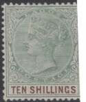 Aron R. Halberstam Philatelists Ltd.; British Commonwealth Stamps: LAGOS - KEVII; Scott: 39; SG: 41; Condition: VF LH