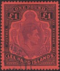 Aron R. Halberstam Philatelists Ltd.; British Commonwealth Stamps: LEEWARD ISLANDS - KGVI; Scott: 115; SG: 114c; Condition: VF U