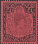 Aron R. Halberstam Philatelists Ltd.; British Commonwealth Stamps: LEEWARD ISLANDS - KGVI; Scott: 115b; SG: 114a; Condition: VF LH