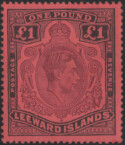 Aron R. Halberstam Philatelists Ltd.; British Commonwealth Stamps: LEEWARD ISLANDS - KGVI; Scott: 115b; SG: 114a; Condition: VF LH