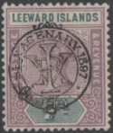 Aron R. Halberstam Philatelists Ltd.; British Commonwealth Stamps: LEEWARD ISLANDS - QV; Scott: 14; SG: 14; Condition: VF LH