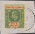 Aron R. Halberstam Philatelists Ltd.; British Commonwealth Stamps: LEEWARD ISLANDS - KEVII; Scott: 40; SG: 45; Condition: VF U