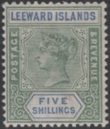 Aron R. Halberstam Philatelists Ltd.; British Commonwealth Stamps: LEEWARD ISLANDS - ; Scott: 8; SG: 8; Condition: VF NH