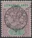 Aron R. Halberstam Philatelists Ltd.; British Commonwealth Stamps: LEEWARD ISLANDS - QV; Scott: 9; SG: 9; Condition: VF U