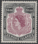 Aron R. Halberstam Philatelists Ltd.; British Commonwealth Stamps: LEEWARD ISLANDS - QEII; Scott: none; SG: 140a; Condition: VF LH