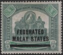 Aron R. Halberstam Philatelists Ltd.; British Commonwealth Stamps: MALAYA F.M.S. - KEVII; Scott: 11; SG: 11; Condition: F-VF H