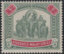 Aron R. Halberstam Philatelists Ltd.; British Commonwealth Stamps: MALAYA F.M.S. - ; Scott: 15; SG: 24; Condition: VF LH