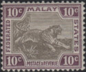 Aron R. Halberstam Philatelists Ltd.; British Commonwealth Stamps: MALAYA F.M.S. - KEVII; Scott: 23var; SG: 20c; Condition: F-VF VLH