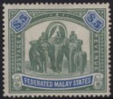 Aron R. Halberstam Philatelists Ltd.; British Commonwealth Stamps: MALAYA F.M.S. - KEVII; Scott: 36; SG: 50; Condition: VF LH