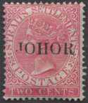 Aron R. Halberstam Philatelists Ltd.; British Commonwealth Stamps: MALAYA JOHORE - QV; Scott: 9; SG: 10; Condition: F-VF LH