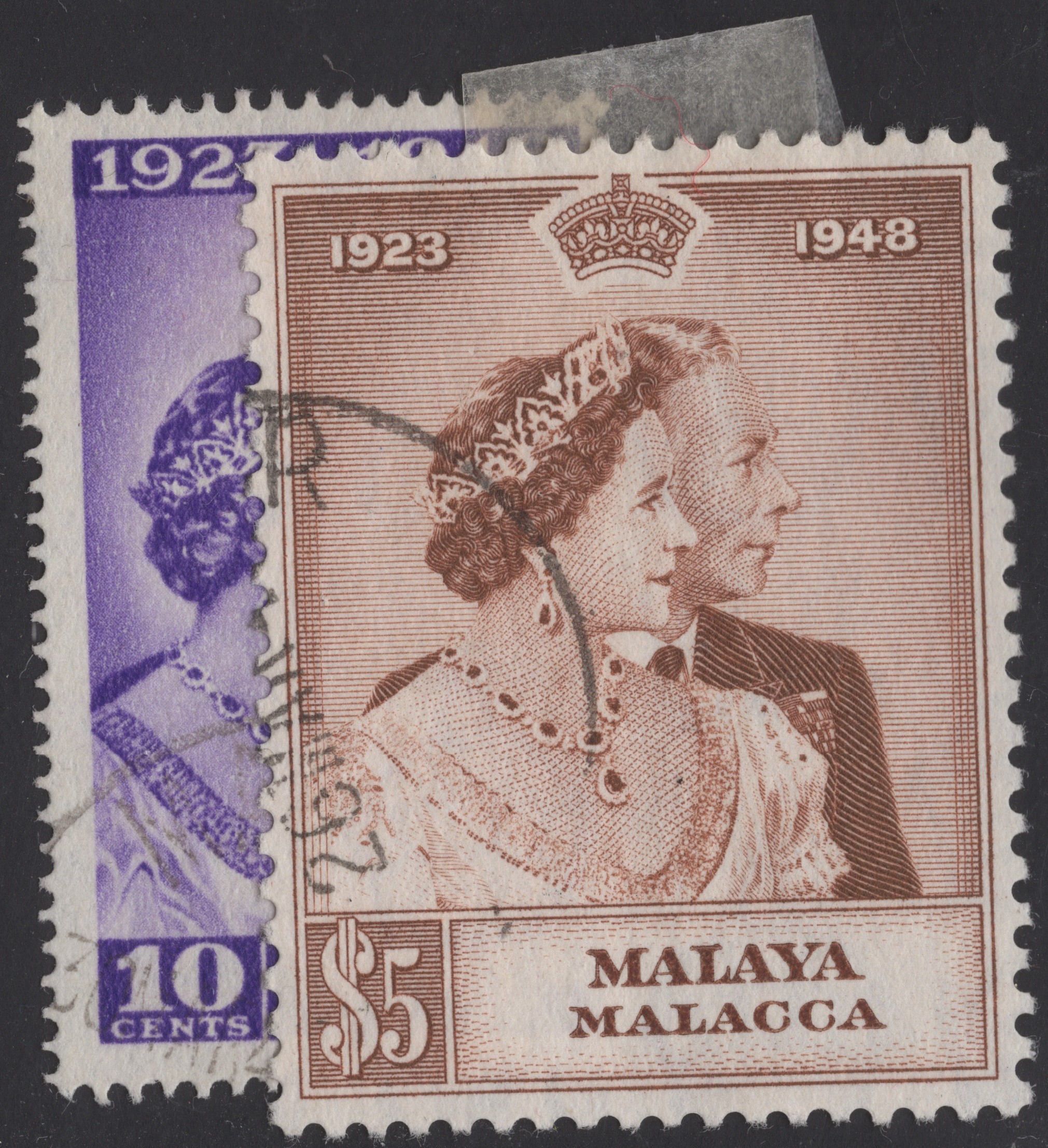 Aron R. Halberstam Philatelists Ltd.; British Commonwealth Stamps: MALAYA MALACCA - KGVI; Scott: 2; SG: 2; Condition: VF U