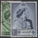 Aron R. Halberstam Philatelists Ltd.; British Commonwealth Stamps: MALTA - KGVI; Scott: 223-224; SG: 249-250; Condition: VF U