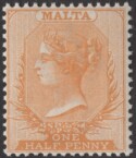 Aron R. Halberstam Philatelists Ltd.; British Commonwealth Stamps: MALTA - ; Scott: 7a; SG: 18; Condition: F-VF NH