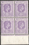 Aron R. Halberstam Philatelists Ltd.; British Commonwealth Stamps: MAURITIUS - KGVI; Scott: 214a; SG: 255b; Condition: VF NH