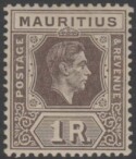 Aron R. Halberstam Philatelists Ltd.; British Commonwealth Stamps: MAURITIUS - ; Scott: 219 var; SG: 260; Condition: VF LH