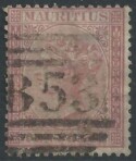Aron R. Halberstam Philatelists Ltd.; British Commonwealth Stamps: MAURITIUS - QV; Scott: 42; SG: 67; Condition: F-VF U
