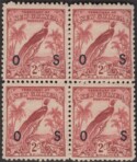 Aron R. Halberstam Philatelists Ltd.; British Commonwealth Stamps: NEW GUINEA - KGV; Scott: O34; SG: O53; Condition: VF NH