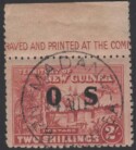 Aron R. Halberstam Philatelists Ltd.; British Commonwealth Stamps: NEW GUINEA - KGV; Scott: O9; SG: O30; Condition: VF U