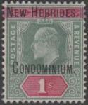 Aron R. Halberstam Philatelists Ltd.; British Commonwealth Stamps: NEW HEBRIDES - KEVII; Scott: 6; SG: 9; Condition: VF LH