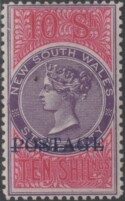 Aron R. Halberstam Philatelists Ltd.; British Commonwealth Stamps: NEW SOUTH WALES - QV; Scott: 76d; SG: 275a; Condition: VF LH