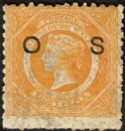 Aron R. Halberstam Philatelists Ltd.; British Commonwealth Stamps: NEW SOUTH WALES - QV; Scott: O18; SG: O32; Condition: F-VF LH