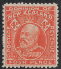 Aron R. Halberstam Philatelists Ltd.; British Commonwealth Stamps: NEW ZEALAND - KEVII; Scott: 134; SG: 390; Condition: F-VF NH