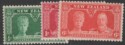 Aron R. Halberstam Philatelists Ltd.; British Commonwealth Stamps: NEW ZEALAND - KGV; Scott: 199-201; SG: 573-575; Condition: F-VF NH