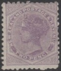 Aron R. Halberstam Philatelists Ltd.; British Commonwealth Stamps: NEW ZEALAND - ; Scott: 62 var; SG: 188; Condition: F-VF