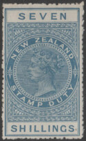 Aron R. Halberstam Philatelists Ltd.; British Commonwealth Stamps: NEW ZEALAND - QV; Scott: AR38; SG: F104; Condition: VF H