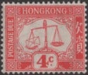 Aron R. Halberstam Philatelists Ltd.; British Commonwealth Stamps: HONG KONG - ; Scott: J3; SG: D3; Condition: VF VLH