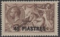 Aron R. Halberstam Philatelists Ltd.; British Commonwealth Stamps: OFFICES IN TURKISH EMPIRE (LEVANT) - KGV; Scott: 62 var.; SG: 48a; Condition: F-VF LH