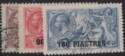 Aron R. Halberstam Philatelists Ltd.; British Commonwealth Stamps: OFFICES IN TURKISH EMPIRE (LEVANT) - KGV; Scott: 62-64; SG: 48-50; Condition: F-VF U