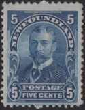 Aron R. Halberstam Philatelists Ltd.; British Commonwealth Stamps: NEWFOUNDLAND - KEVII; Scott: 85; SG: 90; Condition: F-VF H