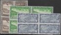 Aron R. Halberstam Philatelists Ltd.; British Commonwealth Stamps: NEWFOUNDLAND - KGVI; Scott: C9-11; SG: 195-197; Condition: VF NH