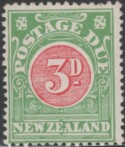 Aron R. Halberstam Philatelists Ltd.; British Commonwealth Stamps: NEW ZEALAND - KEVII; Scott: J19var.; SG: D32; Condition: F-VF NH