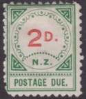 Aron R. Halberstam Philatelists Ltd.; British Commonwealth Stamps: NEW ZEALAND - KEVII; Scott: J3var.; SG: D15; Condition: F-VF H