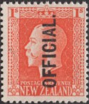 Aron R. Halberstam Philatelists Ltd.; British Commonwealth Stamps: NEW ZEALAND - KGV; Scott: O50 vark; SG: O105b; Condition: VF NH
