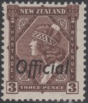 Aron R. Halberstam Philatelists Ltd.; British Commonwealth Stamps: NEW ZEALAND - KGVI; Scott: O66; SG: O125; Condition: F-VF NH