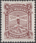 Aron R. Halberstam Philatelists Ltd.; British Commonwealth Stamps: NEW ZEALAND - KGV; Scott: OY21; SG: L35; Condition: VF LH
