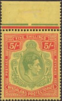 Aron R. Halberstam Philatelists Ltd.; British Commonwealth Stamps: NYASALAND - KGVI; Scott: 65; SG: 141; Condition: VF NH