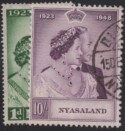 Aron R. Halberstam Philatelists Ltd.; British Commonwealth Stamps: NYASALAND - KGVI; Scott: 85-86; SG: 161-162; Condition: VF U