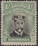 Aron R. Halberstam Philatelists Ltd.; British Commonwealth Stamps: RHODESIA - KGV; Scott: none; SG: 271; Condition: VF H