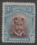 Aron R. Halberstam Philatelists Ltd.; British Commonwealth Stamps: RHODESIA - KGV; Scott: none; SG: 236b; Condition: F-VF LH