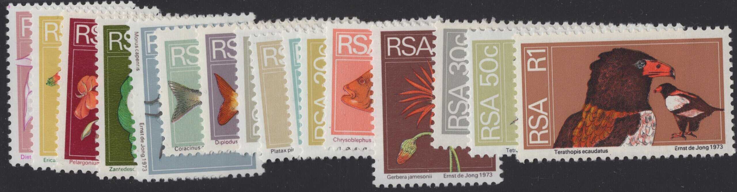Aron R. Halberstam Philatelists Ltd.; British Commonwealth Stamps: SOUTH AFRICA - QEII; Scott: 408-423; SG: none; Condition: VF NH