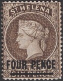 Aron R. Halberstam Philatelists Ltd.; British Commonwealth Stamps: SAINT HELENA - QV; Scott: 38; SG: 43; Condition: F-VF VLH