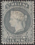 Aron R. Halberstam Philatelists Ltd.; British Commonwealth Stamps: SAINT HELENA - QV; Scott: 7var.; SG: 44x; Condition: F-VF HR